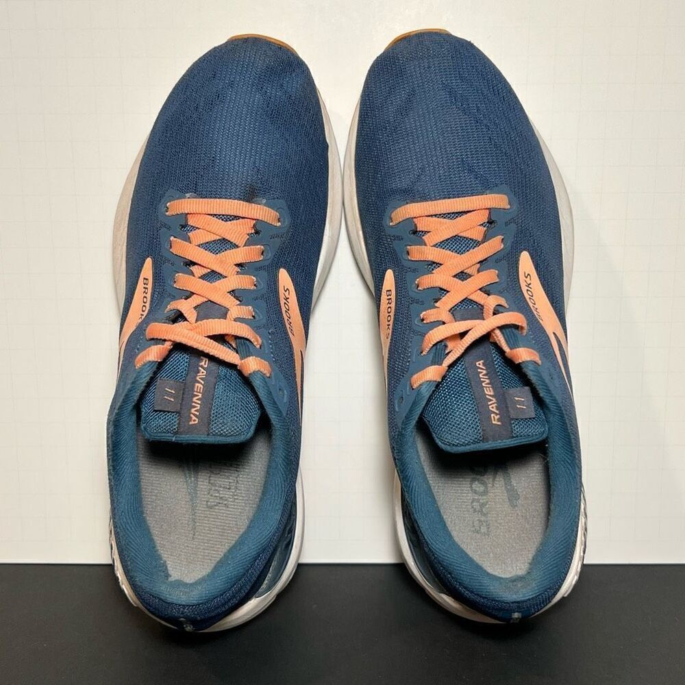 Womens BROOKS Ravenna 11 Dark Blue Running Shoes / Size 7.5 Medium - Picture 5 of 9